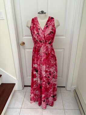 DR Collection floral maxi dress petite size 10
